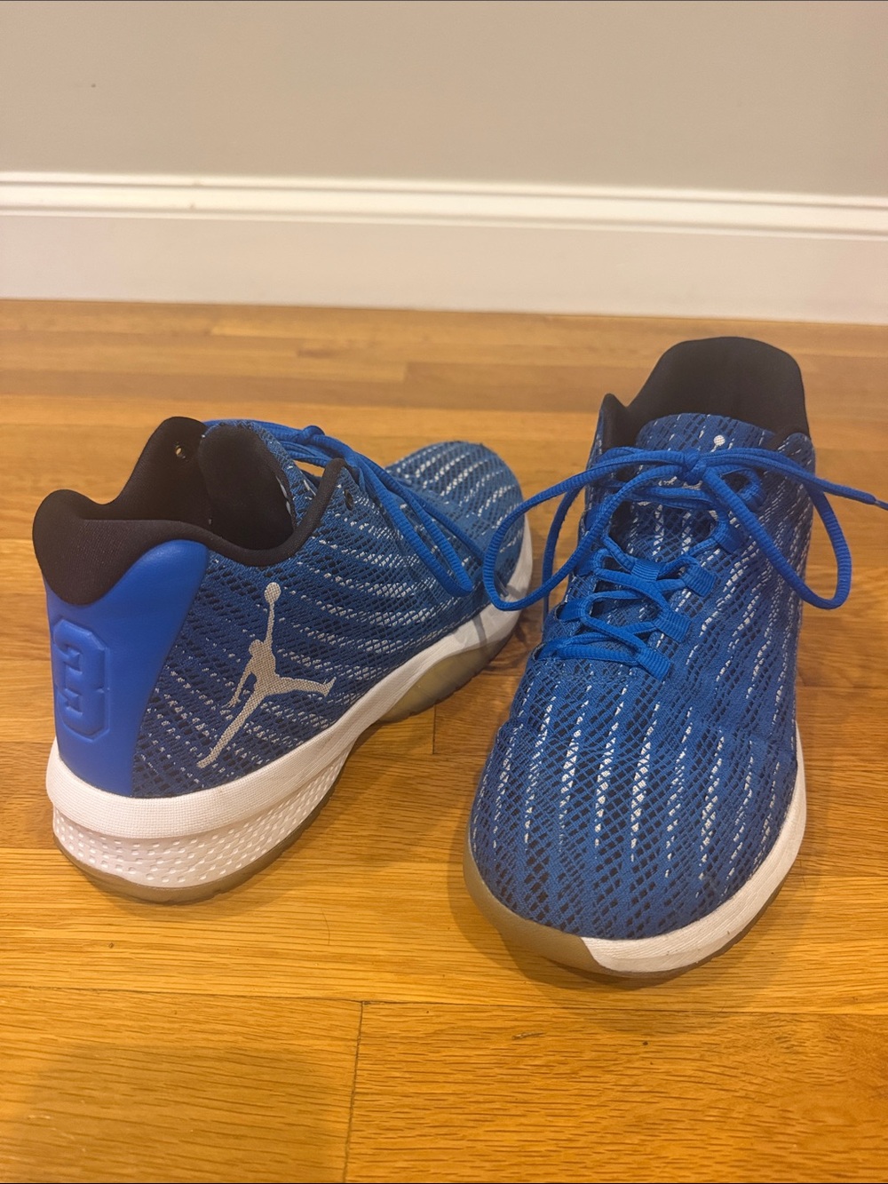 Jordan Men’s Royal Blue Athletic Basketball Shoes